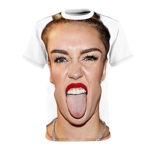 Miley Cyrus T-Shirt Fan Rock Shirt Concert Tee Shirt Unisex Cut & Sew Tee (AOP) - Picture 2 of 9