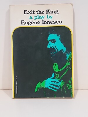 Exit the King by Eugene Ionesco A play 1963 Paperback Illustrated Absurdism