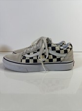Vans Old Skool Men 5 Women 6.5 Black White Checkerboard Skate Shoes 500714