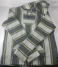 Original Senor Lopez Mexico Baja Pullover Poncho Hoodie Small Unisex