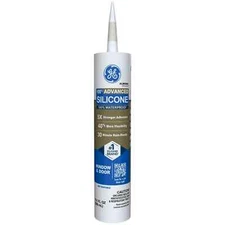 GE Advanced Silicone Window & Door Sealant, Pack of 1, Almond 10.1 fl oz