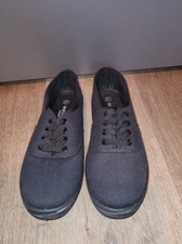 Damen Stoff Sneaker / Größe 37 / Farbe Schwarz / Damen Schuhe