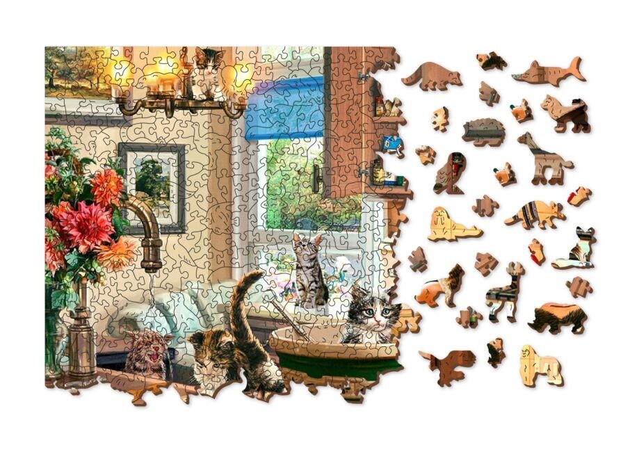 Lavievert 2 in 1 Reversible Jigsaw Puzzle Board, Angle Lavievert 2 in 1 Reversible Jigsaw Puzzle Board, Angle