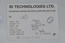 627B103TR4 BI TECHNOLOGIES 627B103 BI TECH 627B103