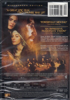 The Passion of the Christ (DVD, 2004, Widescreen) Jim Caviezel