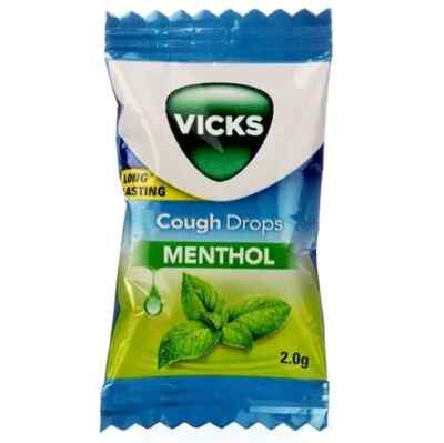Vicks Cough Drops Bags Menthol CANDY 2g (35 Count) Mix Flavour