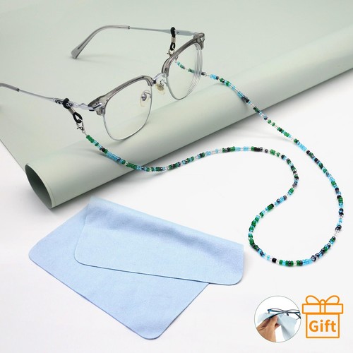 4Pcs Beaded Eyeglass Chains for Women & Girls Sunglass Holder Strap Around Neck - 第 2/7 張圖片