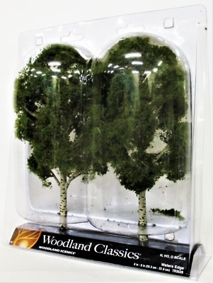 Woodland Classics Ready-Made Trees TR3539 Waters Edge - 2/pkg