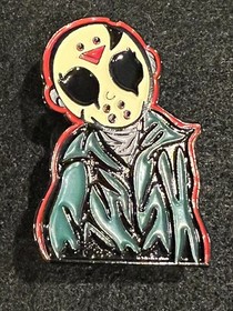 You&rsquo;re in for a scare Jason Voorhees Friday the 13th OG and NES enamel pin set 