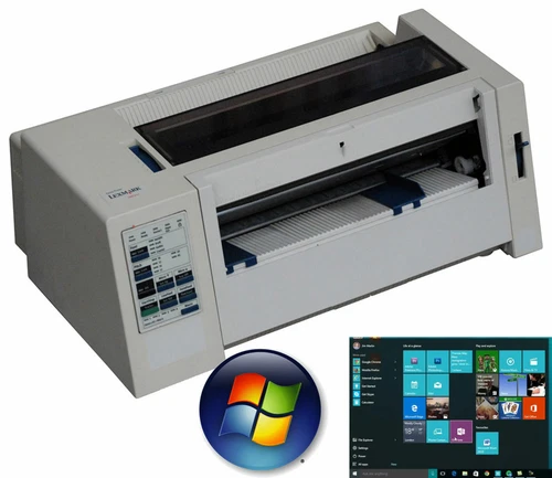 A4  A5 NADELDRUCKER DOT PRINTER LEXMARK 2380 KOMPATIBEL MIT WINDOWS XP WIN 7 10