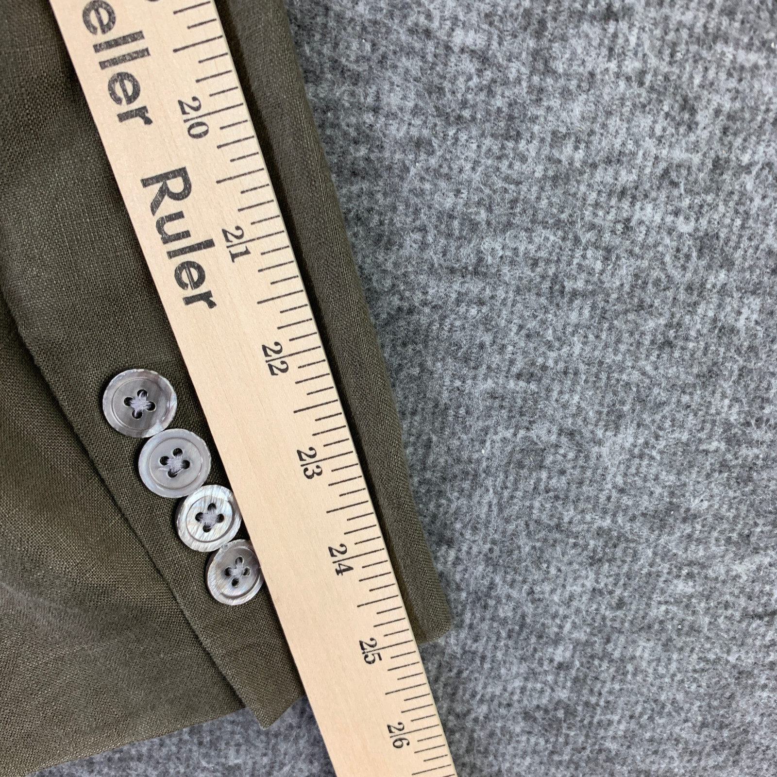 Robert Talbott Blazer Jacket Men Large 100% Linen… - image 14