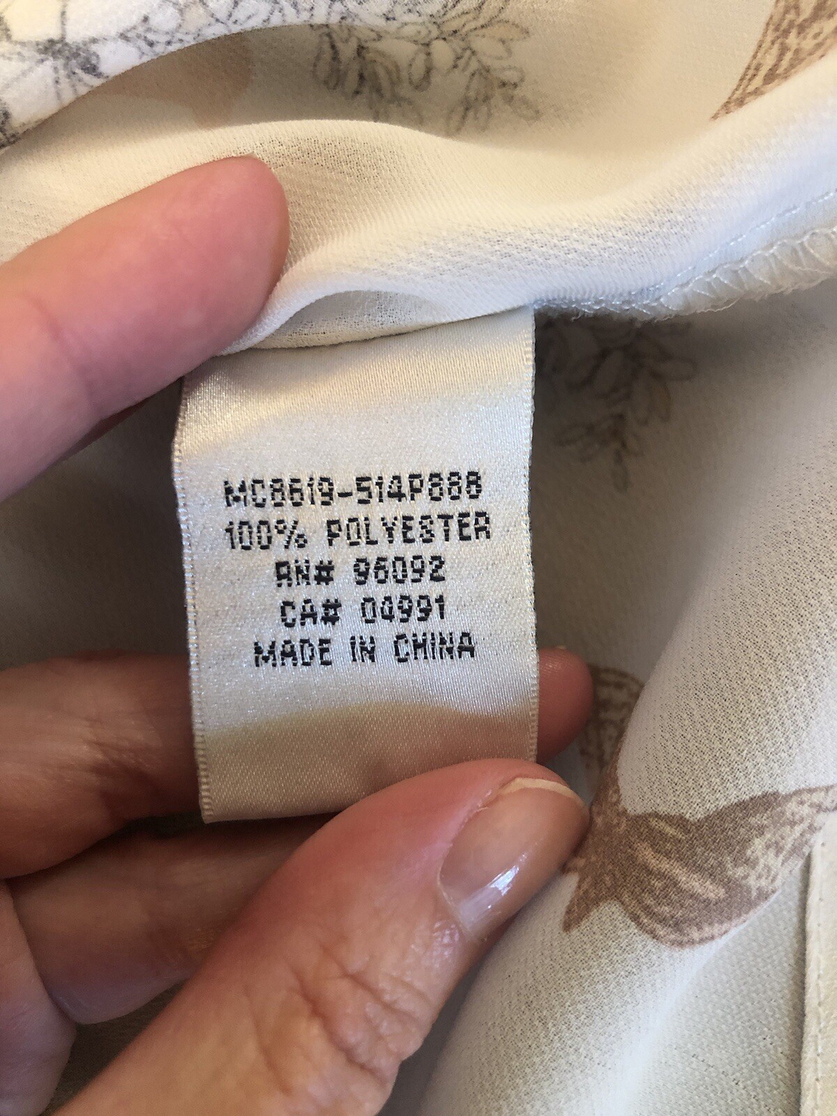 Kenar Bird Pattern Blouse Size Small Business Pro… - image 6