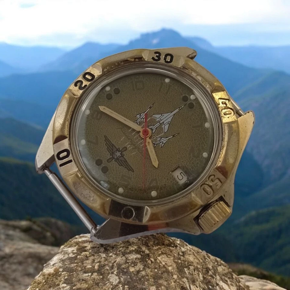 Vostok Boctok Komandirskie wrist watch mechanical 17 jewels wristwatch for men - Image 2 of 4