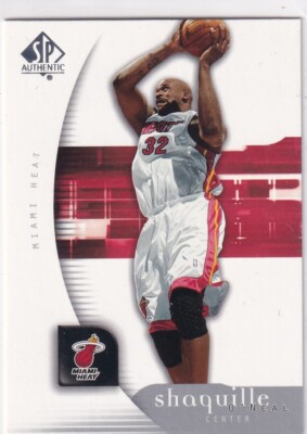 2005 Upper Deck SP Authentic NBA No. 45 Shaquille O'Neal Rebounding