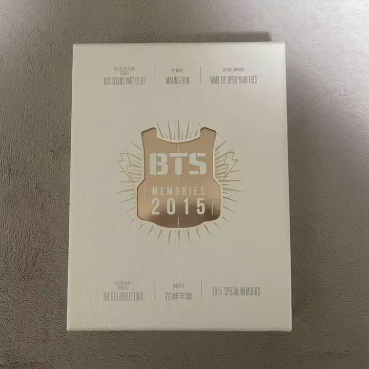 BTS Memories 2015 DVD with Japanese subalts DVD & CD & Photobook Set  Used/Good