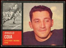 1962 Topps FB #20 Angelo Coia EX Bears  73729