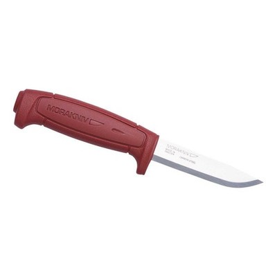 Outdoormesser Jagdmesser Morakniv Basic, rot, nicht-rostfreiem Carbonstahl