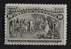 CKStamps: US Stamps Collection Scott#237 10c Columbian Mint LH OG