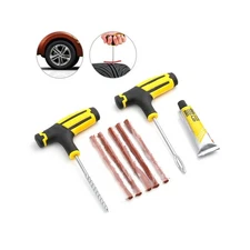 (8)Tire Repair Kit DIY Flat Tire Repair Car Truck Motorcycle Home Plug 