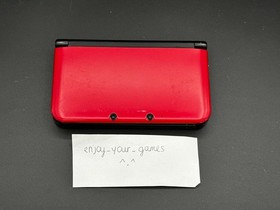 Nintendo 3DS XL LL Red/Black | English | Charger | US Seller - SHIP IN 1-DAY