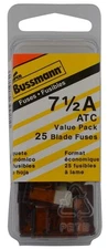 Bussmann ATC-7-1/2RLD Fuse, (Pack of 25)