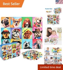 Kids 60-Piece Jigsaw Puzzle with Metal Storage Box - Stimulate Learning Fun