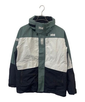 Helly Hansen SP Ocean Frey Jacket Men s L Green/Gray Nylon Used