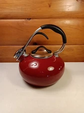 Chantal Red 1.8 Liter Classic Loop Whistling Tea Kettle/Pot