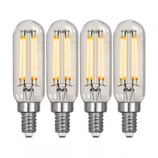 40-Watt Equivalent T6 Dimmable Straight Filament Clear Glass E12 Candelabra Edis