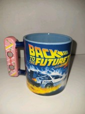 Back To The Future II Delorean Ceramic Coffee Mug Hoverboard 20Oz RETRO RARE