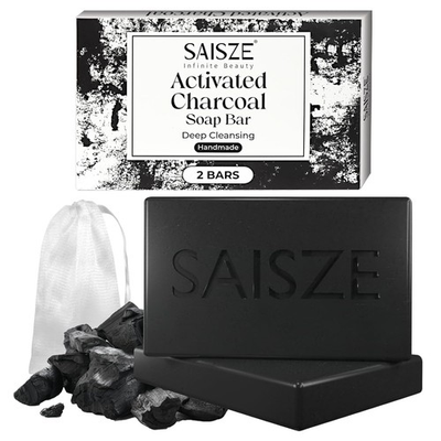 #ad Activated Charcoal Soap Bar for Acne and Oil Skin Natural Black Soap for Face a $14.95