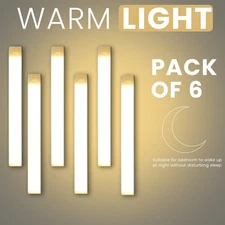 Under Cabinet Closet Motion Sensor Light USB Rechargeable Kitchen Lamp strip