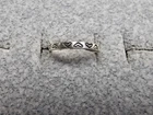 GRANDMA GRABE'S BEAUTIFUL VINTAGE 925 STERLING SILVER HEARTS .68G RING SIZE 2.75