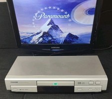 Toshiba Dual Disc DVD Player With Power Cable/Scart - Silver No Remote SD-110E