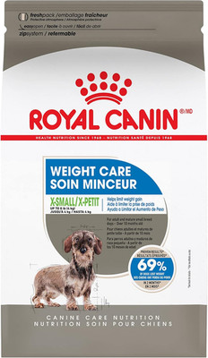 Royal Canin X-Small Weight Care Dry Dog Food, 2.2 lb Bag for Adult Dogs