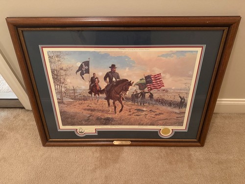 Dale Gallon “Hancock’s Ride” Gettysburg Civil War Print USAWC War College Ed