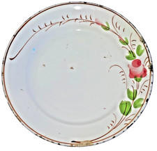 Piatto Richard Ginori 22 cm Antico Decoro Floreale Rosa – Made in Italy