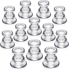 Candlestick Holders Bulk 12PCS Taper Candle Holders for Table Centerpiece Thick