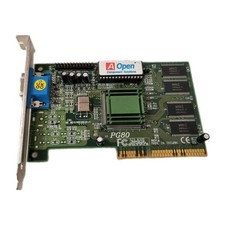  SALE VINTAGE AOPEN PG80 SIS 6326 8 MEG AGP VGA CARD MXB134