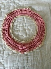 Handmade crocheted Peter Pan collar for baby or baby-doll