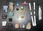 Modern GI Joe Cobra 3.75" Figure Accessory LOT 1 helmets skis backpacks 25th ROC