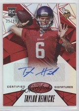 2015 Certified Signatures Mirror Red 31/99 Taylor Heinicke #CS-TH Auto 0v0