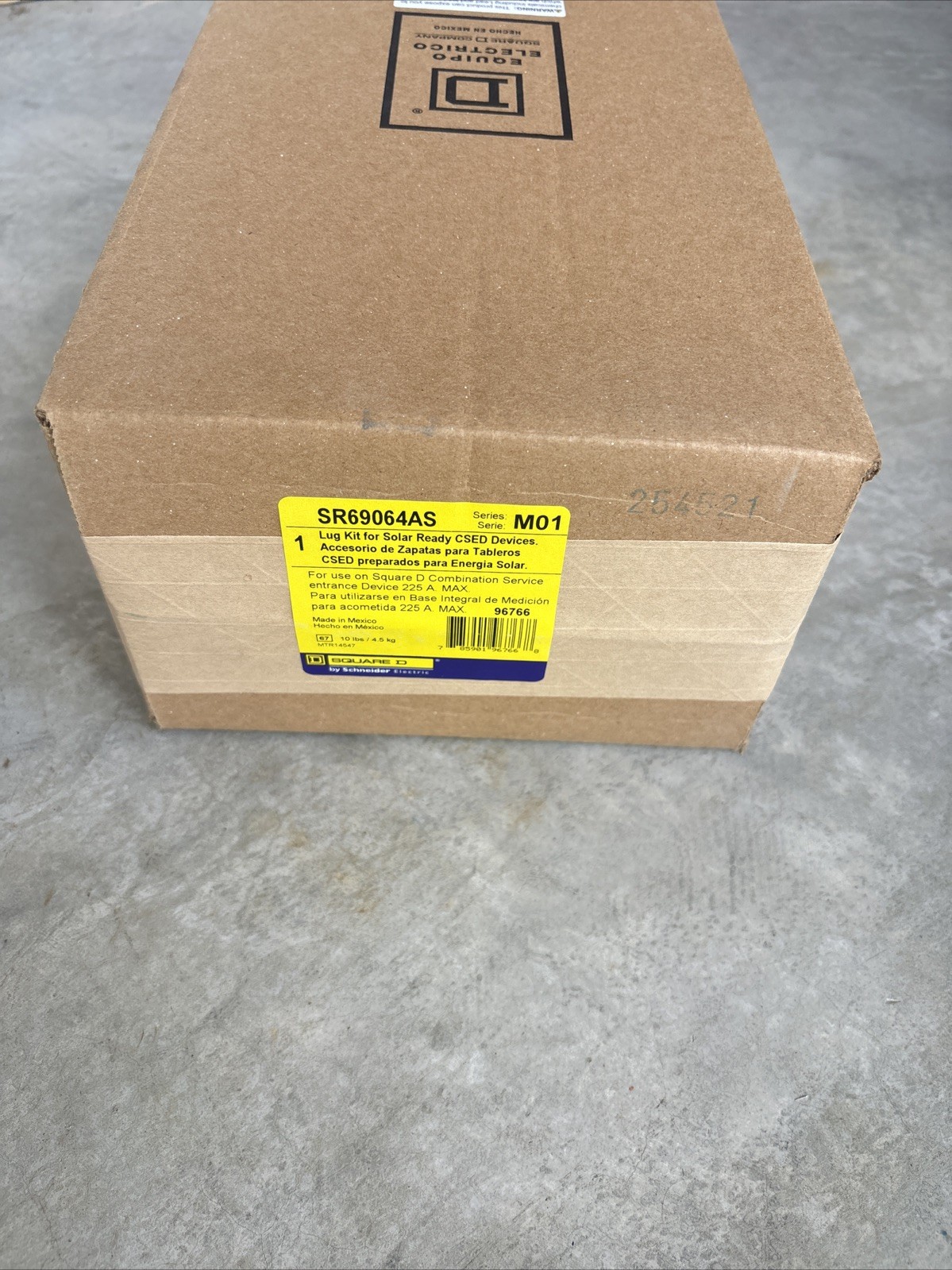 Square D SR69064AS Lug Kit for Solar Ready CSED Devices New Sealed