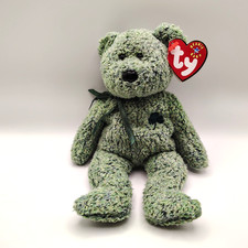 Ty Beanie Baby Shamrock The Bear St.Patrick's Day DOB 3-17-2000