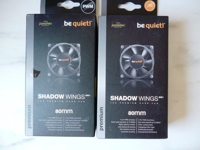 be quiet! SHADOW WINGS BQT T8025-MR-PWM Super quiet operation 16.6 dB(A) Premium