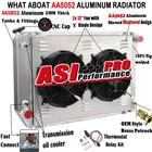 3-Row Radiator +Shroud Fan For 1980-84 Ford F100 F150 F250 F350 Bronco 5.8L 7.5L