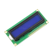 5V 1602 16x2 Character LCD Display Module HD44780 Controller Blue Blacklight US