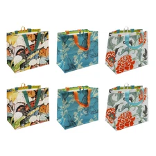 Reusable Grocery Shopping Bags Extremely Durable Multi Use Large Stylish Fun ...