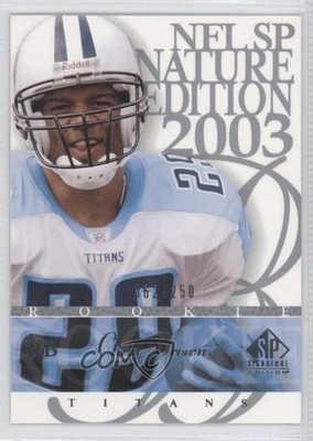 2003 SP Signature Edition Rookie 62/250 Chris Brown #171 Rookie RC 0d9