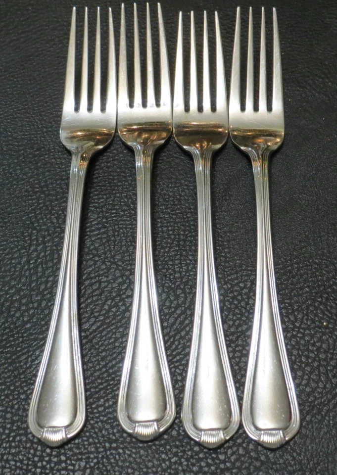 Pfaltzgraff Addison Dinner Forks Set of 4 Stainless 18/8 Korea 7 3/8" - Image 2 of 4